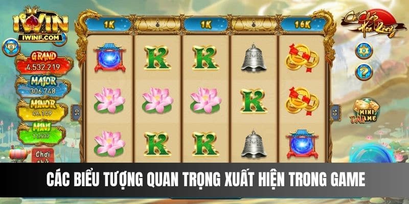 Các biểu tượng quan trọng xuất hiện trong game