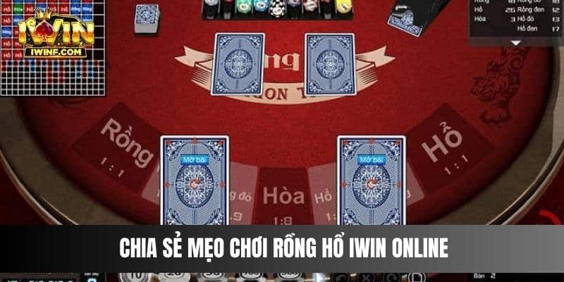 Chia sẻ mẹo chơi Rồng Hổ IWIN online