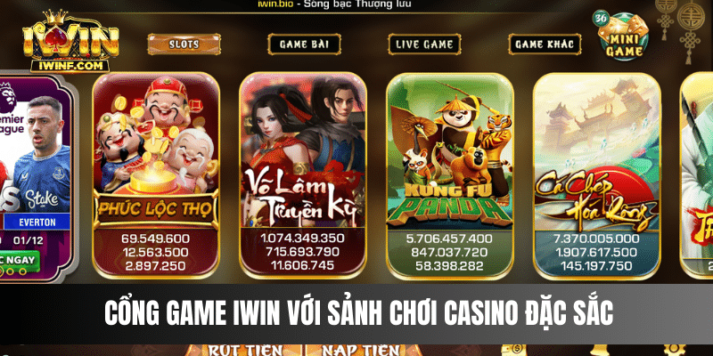 Giới thiệu về chúng tôi cổng game IWIN với sảnh chơi casino đặc sắc